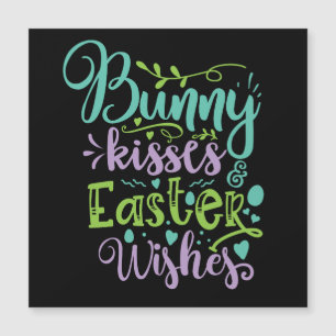 Ostern wünscht Küsse Magnetkarte