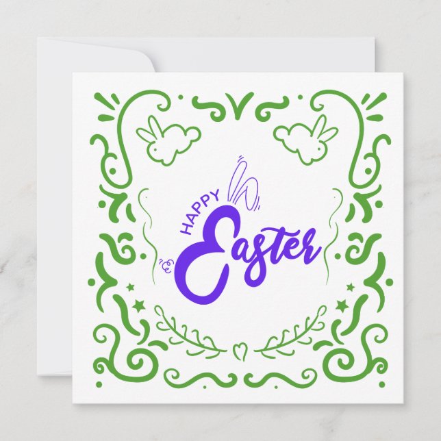 Ostern wünscht sonnige Ohren (Vorderseite)