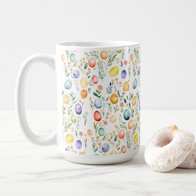 Ostern wünscht Tableclout Kaffeetasse (Mit Donut)
