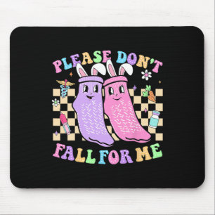 Osternen-Nurse-Socken bitte nicht fallen Mousepad