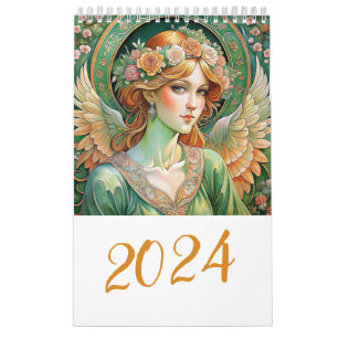 Osternengel im Art Nuovo Stil 2024 Kalender