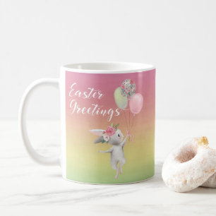 Osterngrössen Niedlich Ballerina Bunny Pastel Kaffeetasse