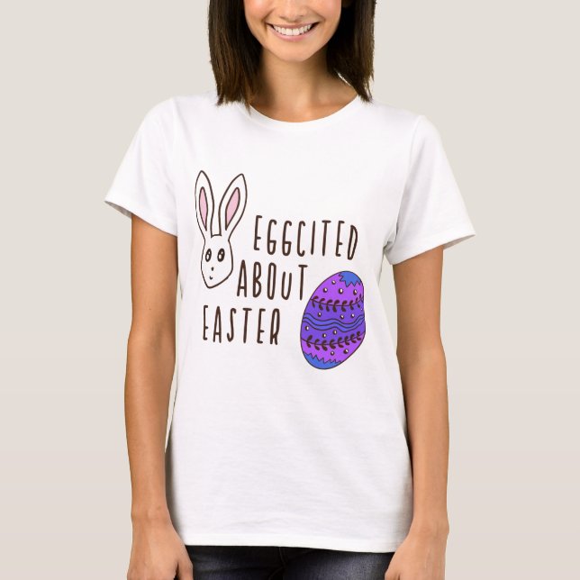 OsterNiedlich Humorvoll über Ostern Pun Fun ausget T-Shirt (Vorderseite)