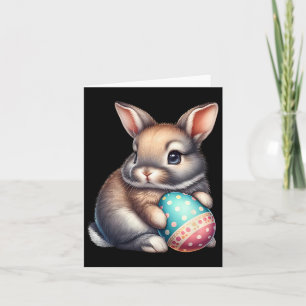 OsterNiedliche Kaninchen Haustiere Eier Sonnige Ka Karte