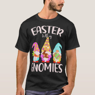 OsterNiedliches Herz Gnome Hugs Bunny Happy Easter T-Shirt