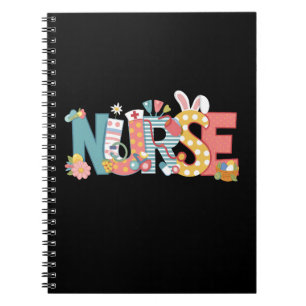 Osternurse Stethoscope Bunny Rabbit Eggs Notizblock