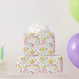 Osterodien Bouquet und Fahrrad Geschenkpapier