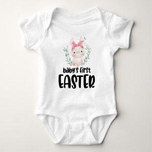 Osteroutfits für Baby Mädchen Mein erstes Ostern Strampler