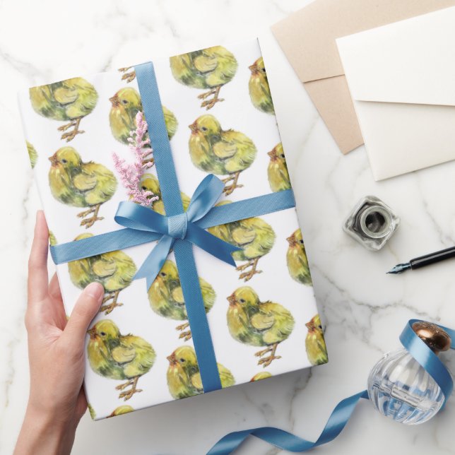 Osterpackpapier - Kleines Gelbhühnchen Geschenkpapier (Schenken)