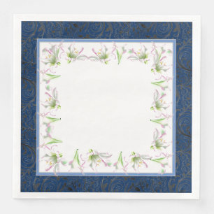 Osterpapier Napkin er ist Risen Osterlilies Serviette