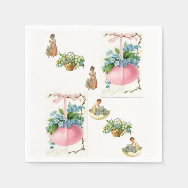 Osterpapier Napkins Serviette (Vorderseite)