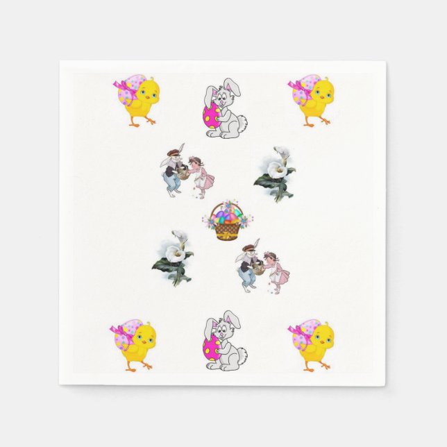 Osterpapier Napkins Serviette (Vorderseite)