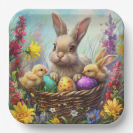 Osterpappteller Reihe 1 -5 Pappteller