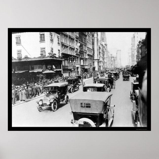 Osterparade in New York City 1920 Poster (Vorne)