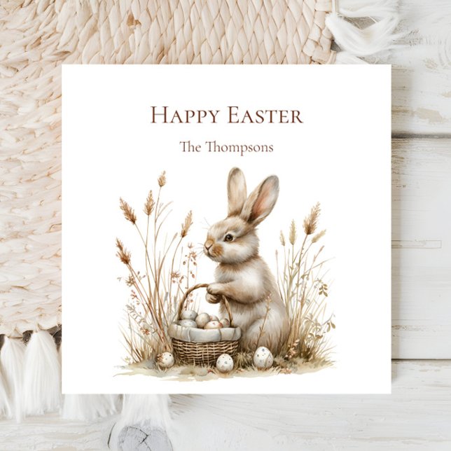 OsterParty Bunny Beige Boho Serviette (Von Creator hochgeladen)
