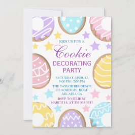 Osterpastel-Cookie Dekorieren Party Einladung