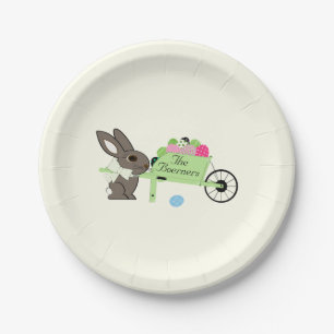 OsterPersonalisierte Kanincheneier Papiere Teller