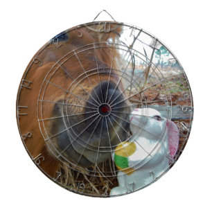 Osterpferd Dartscheibe