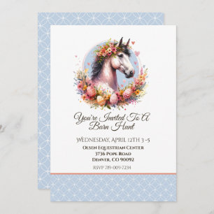 Osterpferd Einladung