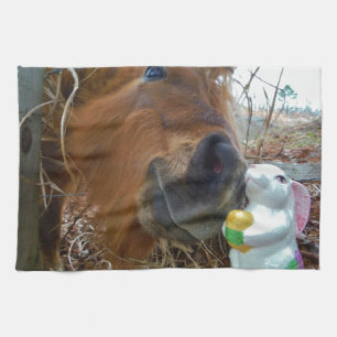 Osterpferd Geschirrtuch