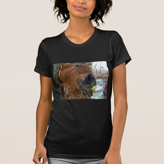 Osterpferd T-Shirt (Vorderseite)