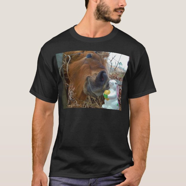 Osterpferd T-Shirt (Vorderseite)
