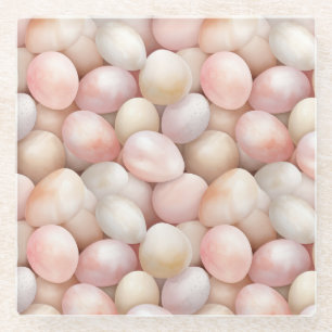 Osterpfirsich-Rosa-Eier Glasuntersetzer