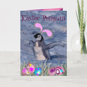 Osterpinguin Feiertagskarte