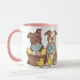 Osterpit Bull Hunde Tasse