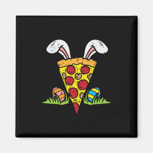 Osterpizza Slice Bunny Ears Fun Snack Food Lover Magnet