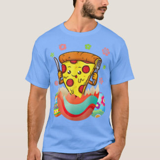 Osterpizza Slice Bunny Ears Hungerfestungen Hunger T-Shirt