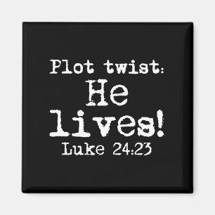 Osterplot Drehung Er lebt Luke 24 religiöse Frauen Magnet