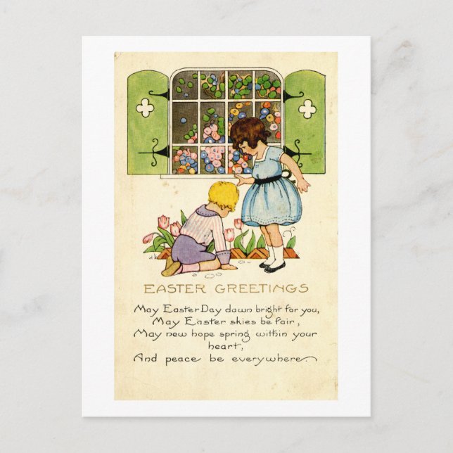 Osterpostkarte (ca. 1915) feiertagspostkarte (Vorderseite)