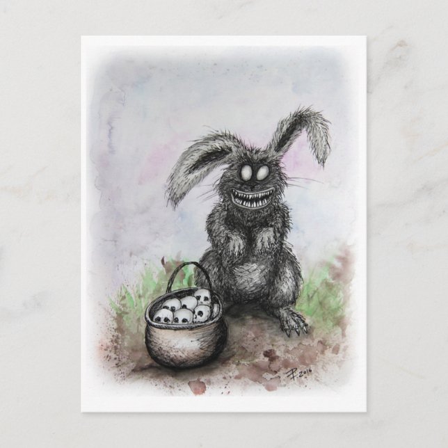 Osterpostkarte Feiertagspostkarte (Vorderseite)