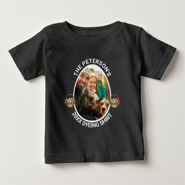 Osterpuppe | Custom 2025 Family Foto Dyeing Shirt (Vorderseite)