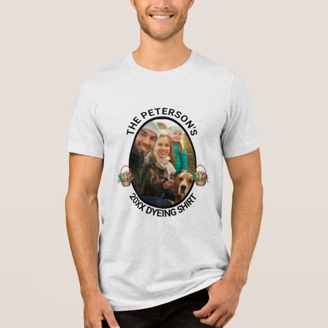 Osterpuppe | Custom 2025 Family Foto Dyeing Shirt (Vorderseite)