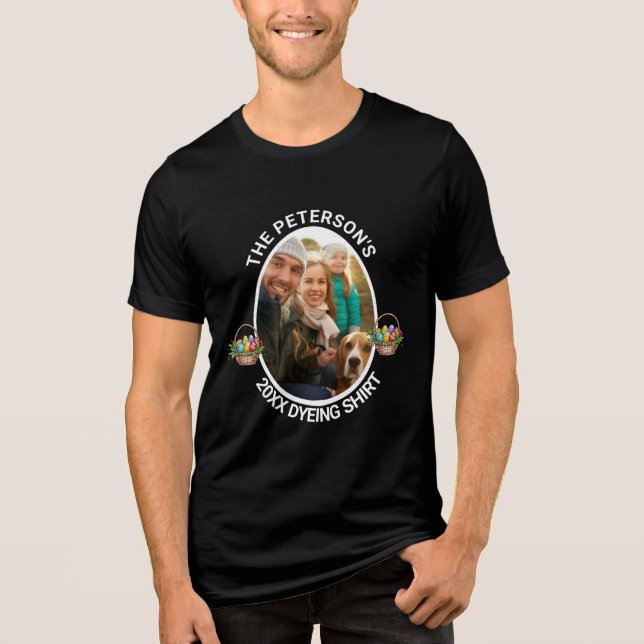 Osterpuppe | Custom 2025 Family Foto Dyeing Shirt (Vorderseite)