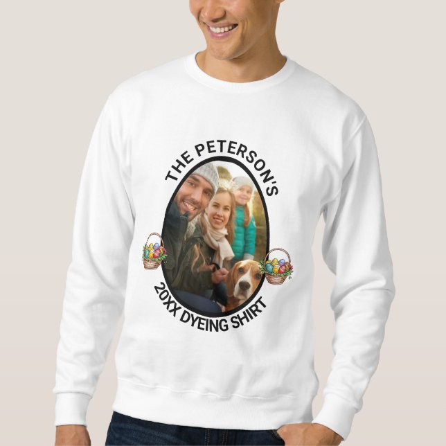 Osterpuppe | Foto-Färbung der benutzerdefinierten  Sweatshirt (Vorderseite)