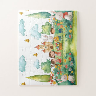 Osterpuzzle 30 Stücke - Eierjagd Puzzle