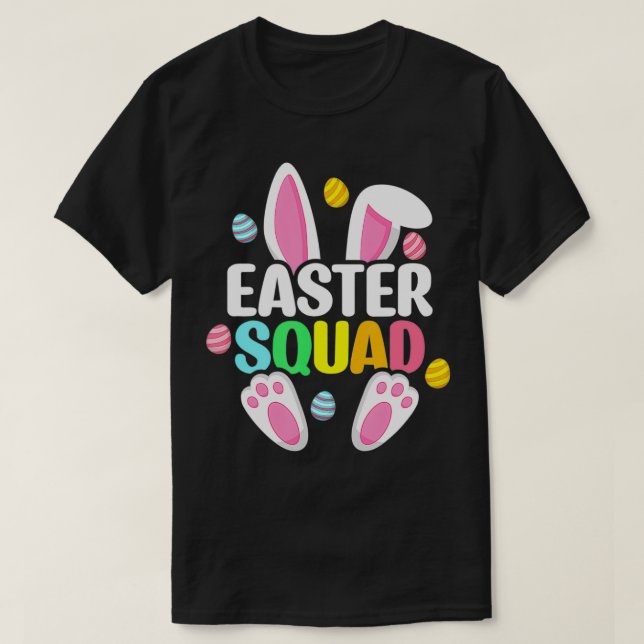 Osterquad Familie Matching Ostertag Sonnenstudio E T-Shirt (Design vorne)