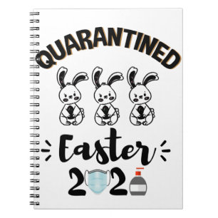 Osterquarantäne 2021 Frohe Ostern 2021 Shirt Notizblock