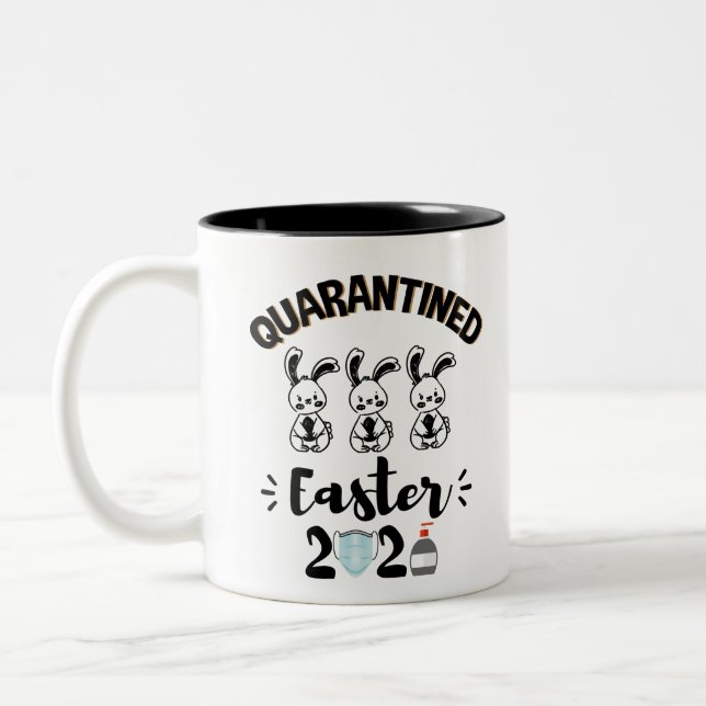 OsterQuarantäne 2021 - Happy Oaster 2021 Shirt Zweifarbige Tasse (Links)