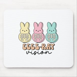 Osterradiologie Bunny Eggs ray Vision Xray Tech R Mousepad