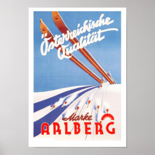 " Österreich: 1935 - Vintag Kaestle Ski Werbe Poster