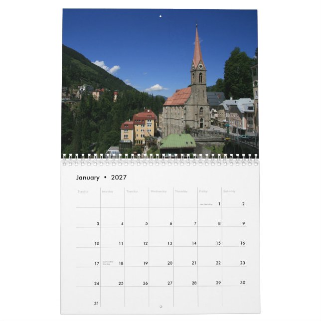 Österreich 2013 kalender (Jan 2027)
