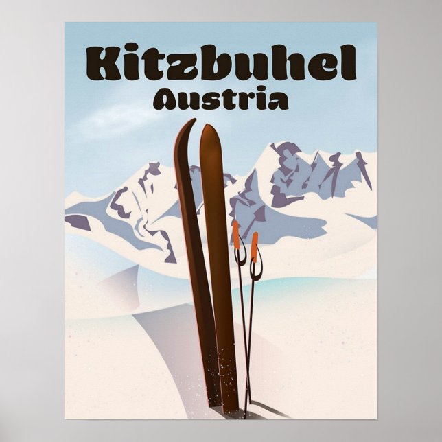" Österreich: 2021/heute Kitzbuhel - Wintersport Poster (Vorne)
