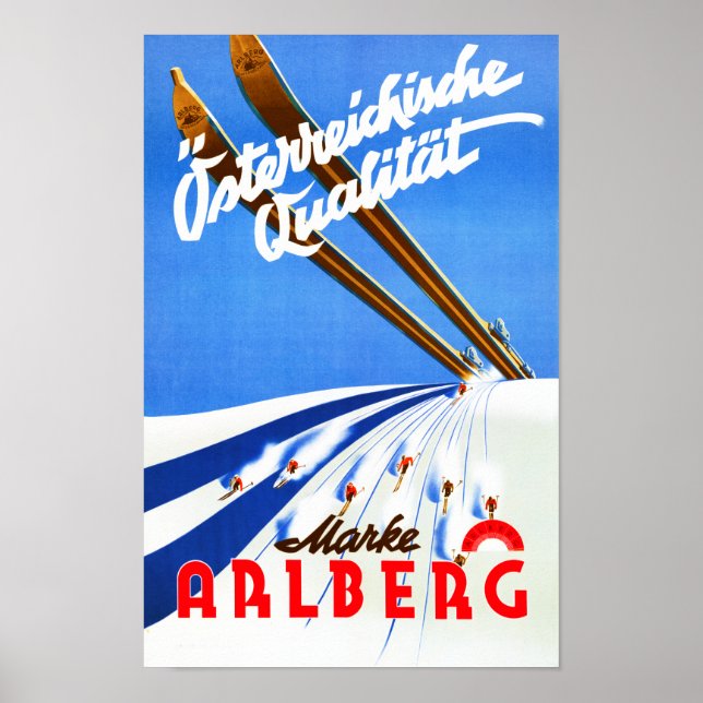 " Österreich: 2021/heute - Ski Arlberg Werbe Poster (Vorne)