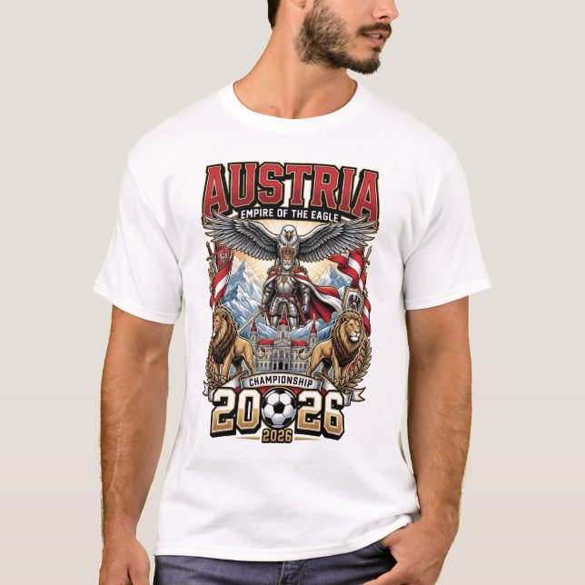 Österreich 2026 Fan T-Shirt (Vorderseite)