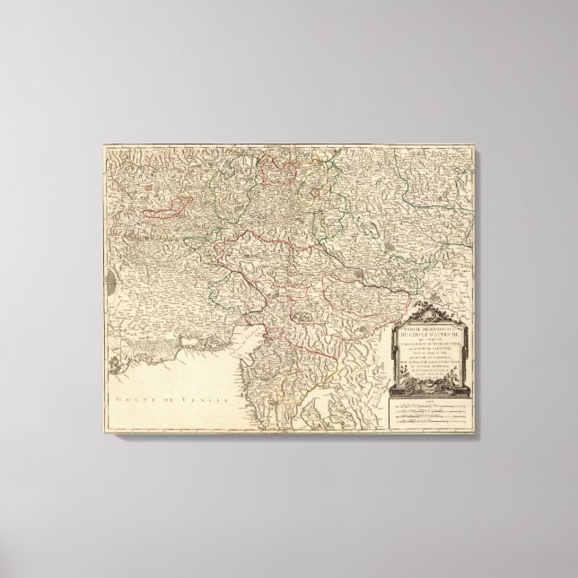 Österreich 3 leinwanddruck (Vorderseite)