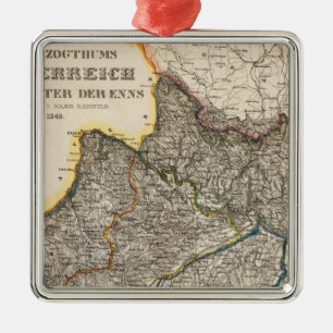 Österreich 4 silbernes ornament